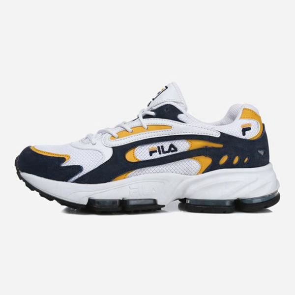 Fila Wheelie Mersey 2 99 Men's Lifestyle Shoes - White/Yellow/Navy,NZ 510-35640